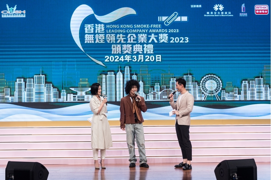 藝人曾比特分享戒煙的好處，鼓勵大家遠離煙草產品。